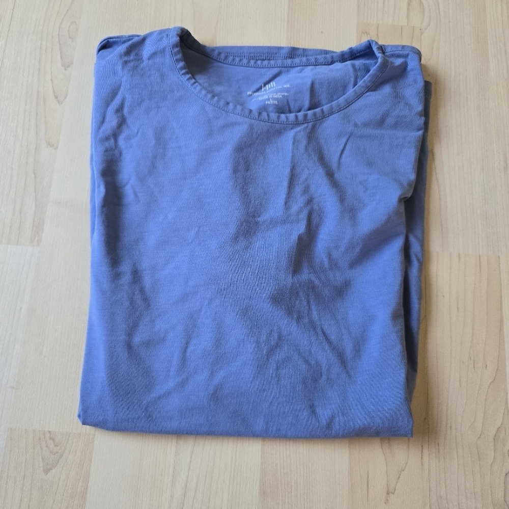 J.Jill Progess Shirttail Tee Size Large Petite